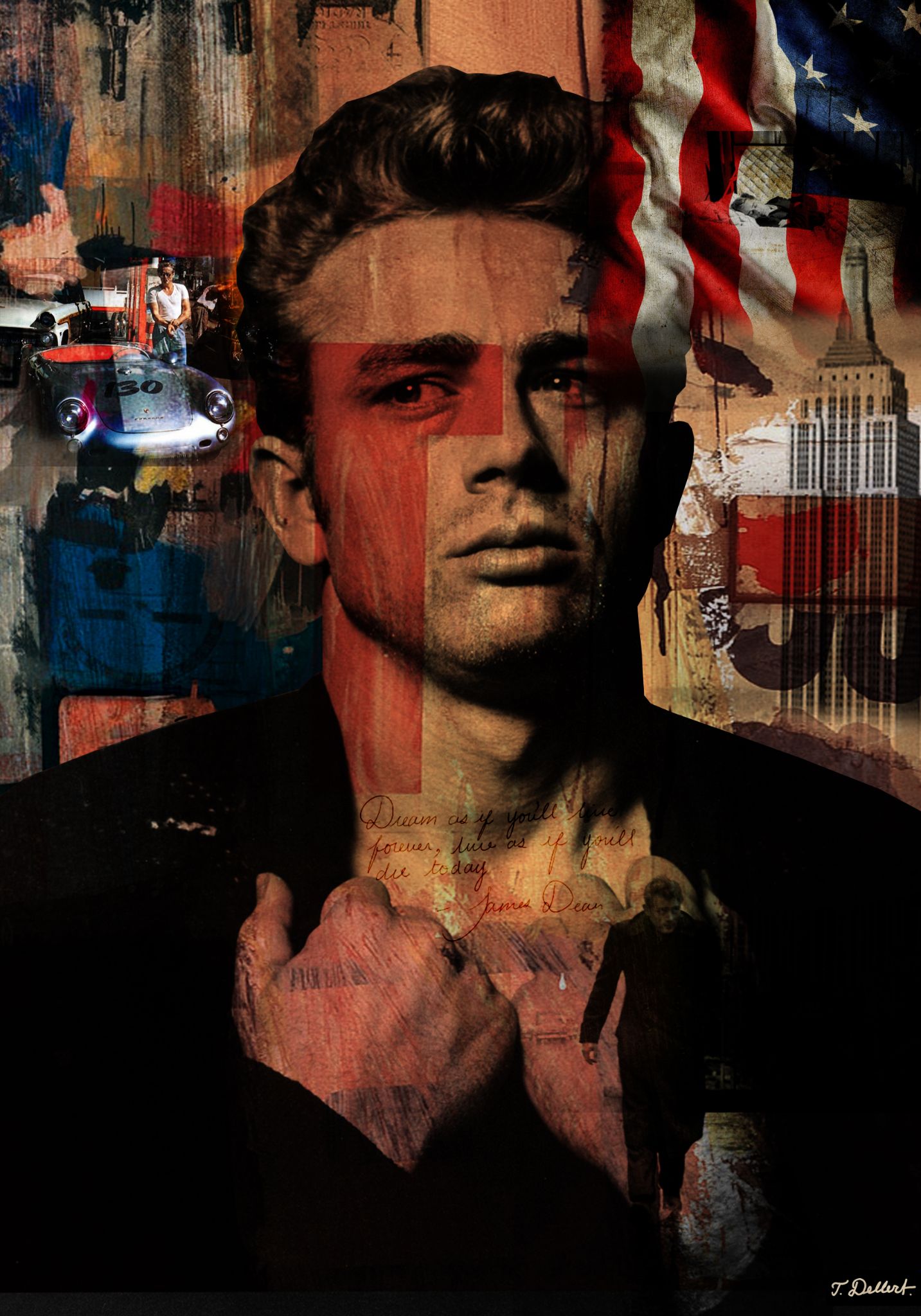 Small.  JAMES DEAN 